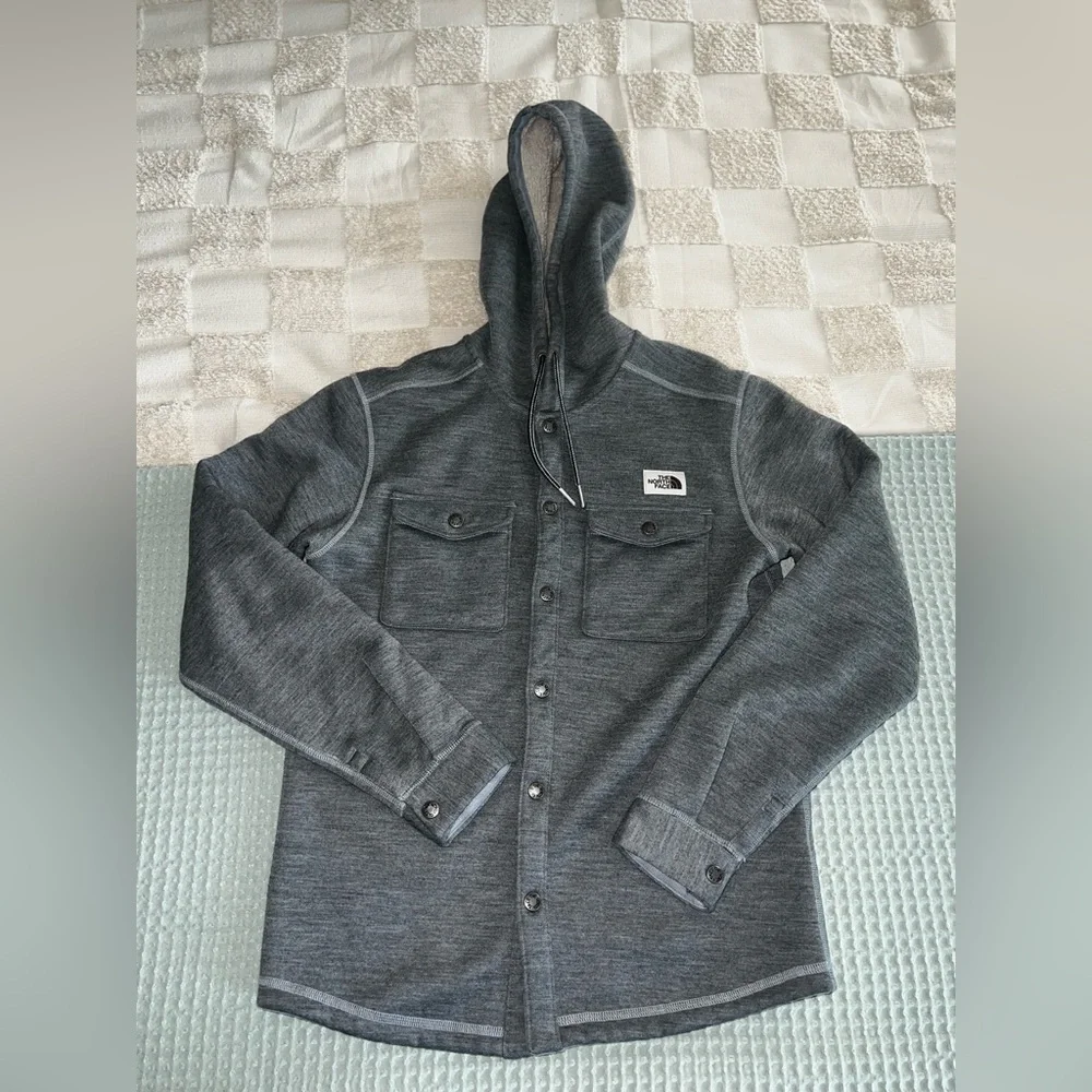 The North Face Sherpa Patrol Snap Up Hoodie Size Small‎